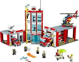 lego gaisrine - LEGO Miesto Gaisrinės Stotis 60110 - 2 nuotrauka
